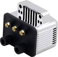 Drag Specialties - Drag Specialties Single Fire Ignition Coil - 3 OHM - Chrome - 2102-0415 - Image 1