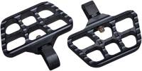 Joker Machine - Joker Machine Mini Serrated Passenger Floorboard - Black Anodized - 08-644-7B - Image 1