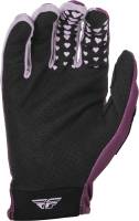 Fly Racing - Fly Racing Womens Lite Gloves - 375-611YL - Mauve - Large - Image 2