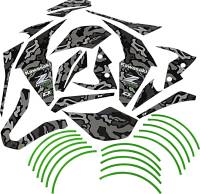 DCOR - DCOR Z-125 Pro Graphics - Camo Green - 20-20-305 - Image 1