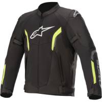 Alpinestars - Alpinestars Ast Air V2 Jacket - 3306121-155-3X - Black/Yellow Fluo - 3XL - Image 1