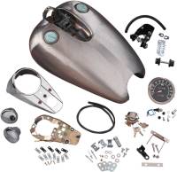 Drag Specialties - Drag Specialties QuickBob Extended Dash-Style Rubber-Mount Gas Tank Kit - 11603-BX46 - Image 1