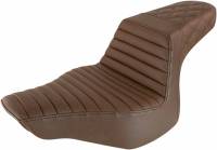 Saddlemen - Saddlemen Step-Up Front TR/Rear LS Seat - Brown - 813-27-176BR - Image 1