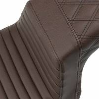 Saddlemen - Saddlemen Step-Up Front TR/Rear LS Seat - Brown - 813-27-176BR - Image 2