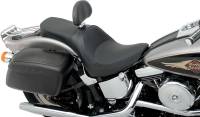 Drag Specialties - Drag Specialties One-Piece Solo Style Seat with Driver Backrest Option - Smooth - 0802-0729 - Image 3