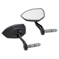 Kuryakyn - Kuryakyn Phantom Bar End Mirrors - Gloss Black - Pair - 1959 - Image 1