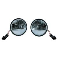 Kuryakyn - Kuryakyn Phase 7 LED Black Passing Lamps - 4 1/2in. - 2247DS - Image 1