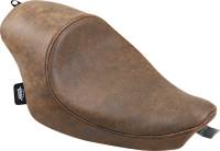 Drag Specialties - Drag Specialties 3/4 Solo Seat - Distressed Brown Leather - 0804-0747 - Image 1