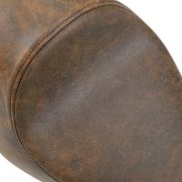 Drag Specialties - Drag Specialties 3/4 Solo Seat - Distressed Brown Leather - 0804-0747 - Image 4