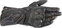 Alpinestars - Alpinestars SP-8 V3 Leather Gloves - 3558321-1100-3X - Black/Black - 3XL - Image 1