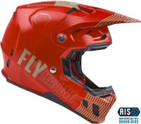 Fly Racing - Fly Racing Formula CC Primary Helmet - 73-4302XS - Red/Khaki - X-Small - Image 4