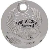 Drag Specialties - Drag Specialties Live To Ride Fuel Console Door - Chrome - 0703-0803 - Image 1