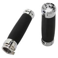 Trask Performance - Trask Performance V-Line Billet Grips - Chrome - TM-6022CH - Image 1