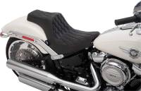 Drag Specialties - Drag Specialties Predator III Seat - Double Diamond - Black Thread - 0802-1188 - Image 2