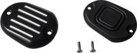 Drag Specialties - Drag Specialties Front Brake Master Cylinder Cover - Black - 0611-0187 - Image 1