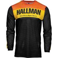 Thor - Thor Hallman Tapd Air Jersey - 2910-6224 - Black/Orange - Large - Image 1