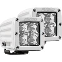 RIGID Industries - RIGID Industries D-Series PRO Hybrid-Spot LED - Pair - White - Image 1