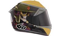 6D - 6D ATS-1R Voodoo Ranger Helmet - 30-0809 - Gloss Black/Gold - 2XL - Image 1