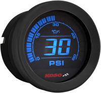 Koso North America - Koso North America 2in. Oil Pressure Gauge - Black - BA050430 - Image 1