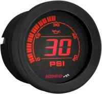 Koso North America - Koso North America 2in. Oil Pressure Gauge - Black - BA050430 - Image 2
