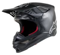 Alpinestars - Alpinestars Supertech M10 Carbon Solid Helmet - 8300319-1300-XS - Black Matte/Carbon - X-Small - Image 1