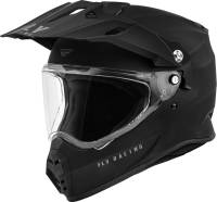 Fly Racing - Fly Racing Trekker Solid Helmet - F73-7036X - Matte Black - X-Large - Image 1