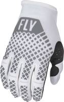 Fly Racing - Fly Racing Kinetic Gloves - 375-4123X - White - 3XL - Image 1