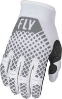 Fly Racing - Fly Racing Kinetic Gloves - 375-412S - White - Small - Image 1