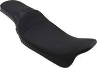 Drag Specialties - Drag Specialties Extended Reach Predator Seat - Mild Stitch with Backrest - 0801-1005 - Image 1