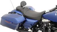 Drag Specialties - Drag Specialties Extended Reach Predator Seat - Mild Stitch with Backrest - 0801-1005 - Image 3