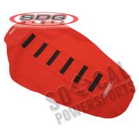 SDG - SDG 6-Rib Gripper Seat Cover - Red Cover/Black Ribs - 95943KRR - Image 2