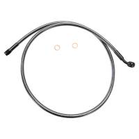 Magnum - Magnum Black Pearl Designer Series ABS Front Upper Brake Line - 10mm., 35deg. Banjo - 40in. - AS47140 - Image 1