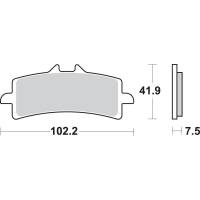 SBS - SBS EVO SP Sintered Metal Break Pads - 841SP - Image 2