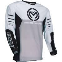 Moose Racing - Moose Racing Qualifier Jersey - 2910-8153 - Black/White - Large - Image 1