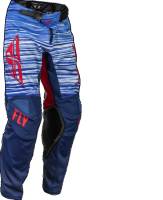 Fly Racing - Fly Racing Kinetic Mesh Youth Pants - 376-34422 - Red/White/Blue - 22 - Image 1