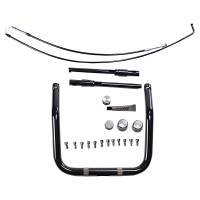 Klock Werks - Klock Werks Klip Hanger Handlebar Kit - 5in. End Rise - Black/Black - KWH-04-9011-B - Image 1