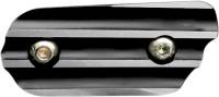 Joker Machine - Joker Machine Sportster Inspection Cover - Finned - Black Anodized/Silver - 10-664B - Image 2