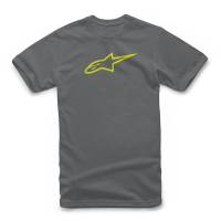 Alpinestars - Alpinestars Ageless T-Shirt - 1032-72030-1855-S - Charcoal/Hi-Viz Yellow - Small - Image 1