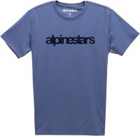 Alpinestars - Alpinestars Heritage Word Premium T-Shirt - 12107300672M - Blue - Medium - Image 1