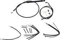 Burly Brand - Burly Brand Handlebar Cable/Line Install Kits - Black - B30-1248 - Image 1