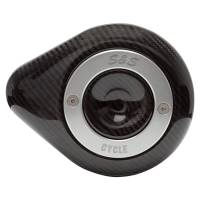 S&S Cycle - S&S Cycle Stealth Air Cleaner Covers - Teardrop - Carbon fiber - 170-0501 - Image 1