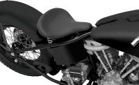 Drag Specialties - Drag Specialties Large Spring Solo Seat - Black Solar-Reflective Leather, Smooth with Carpeted Bottom - 0806-0052 - Image 2