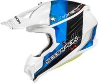Scorpion - Scorpion EXO VX-16 Prism Helmet - 16-1037 - White/Blue/Black - 2XL - Image 1