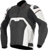 Alpinestars - Alpinestars Core Airflow Leather Jacket - 31014161252 - Black/White - 42 - Image 1