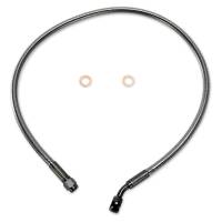Magnum - Magnum Black Pearl Designer Series ABS Front Upper Brake Line - 10mm., 35deg. Banjo - 28in. - AS47128 - Image 1