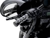 Drag Specialties - Drag Specialties Slotted Wide Blade Lever Set - Black - H07-0587B - Image 4