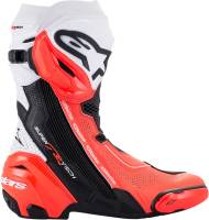 Alpinestars - Alpinestars Supertech R Vented Boots - 2220121-124-48 - Black/White/Red Fluo - 12.5 - Image 5