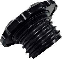 Joker Machine - Joker Machine Serrated Billet Gas Cap - Techno - Black Anodized - 10-443B - Image 2