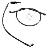 Magnum - Magnum Black Coated XR Stainless Front Brakeline Kit with Black Fittings - 29in. Total Length - SBB1325-29 - Image 1
