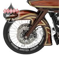 Klock Werks - Klock Werks Tire Hugger Series Level Front Fender for 23in. Wheel - KW05010249 - Image 2